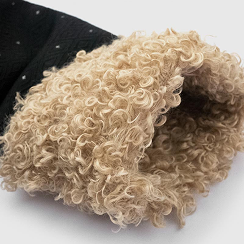 Buddha Stones Tibetan Clothing Lhasa Fleece Lined Top Winter Women Clothing