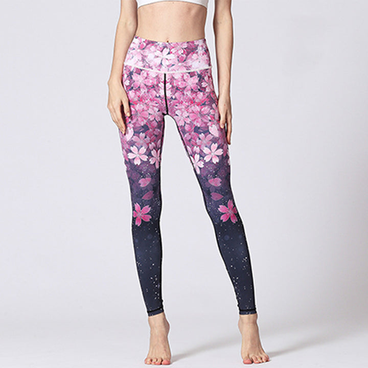 Buddha Stones Lines Weeds Sakura Flowers Black Tree Pants Sports Fitness Yoga Leggings Women's Yoga Pants - image 29