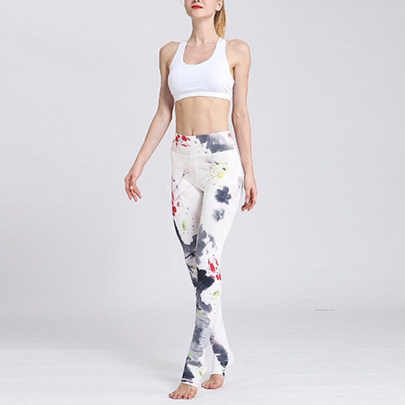 Buddha Stones Lotus Flower Print Design Pants Sports Fitness Yoga Leggings Women's Yoga Pants - image 32