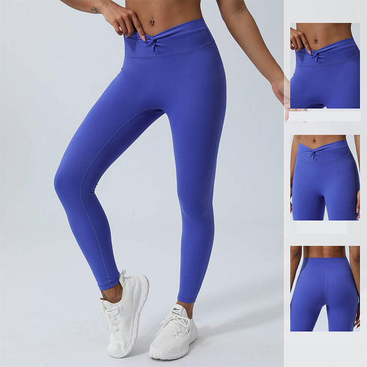 Buddha Stones Women Workout Long Sleeve Crisscross Backless Top Tee Leggings Sports Fitness Yoga Outfit - image 32
