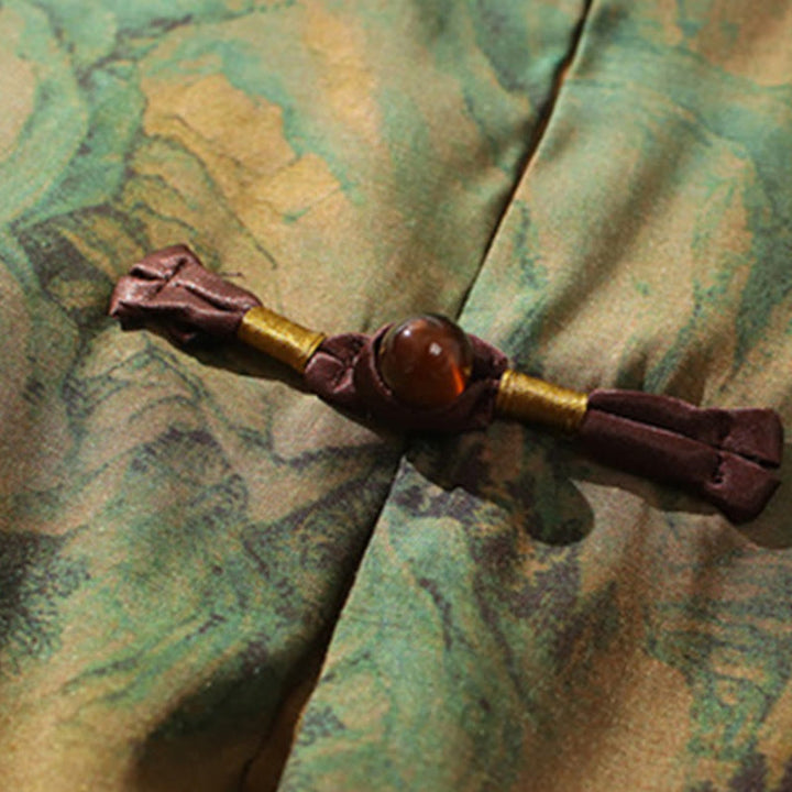 Buddha Stones Landscape Chinese Dragon Pattern Chinese Three Quarter Sleeve Shirt Men T-shirt - image 10