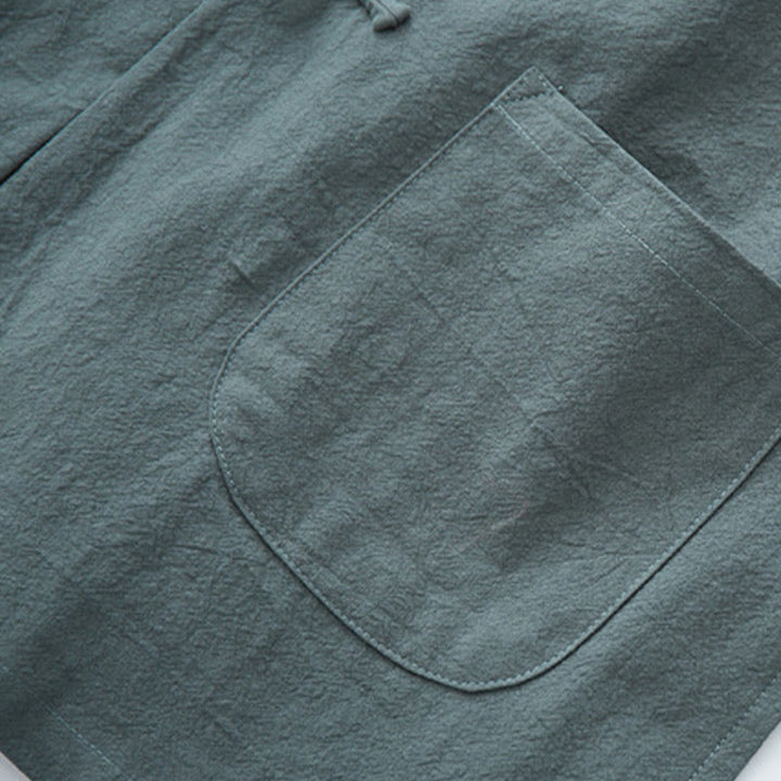 Buddha Stones Tang Frog-Button Long Sleeve Shirt Cotton Men's Clothing - image 11