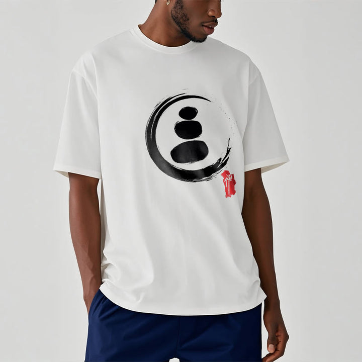 Buddha Stones Zen Circles Cotton Tee T-shirt - image 12