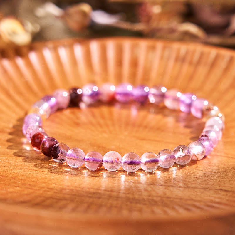 Purple Phantom Bracelet Purple Phantom Quartz Bracelet