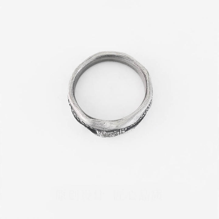 Buddha Stones 999 Sterling Silver Snake-shaped Year Of The Snake Protection Ring - image 1