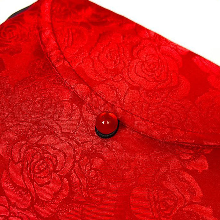 Buddha Stones Retro Flowers Pattern Polyester Cotton Embroidery Crossbody Bag Hangbags