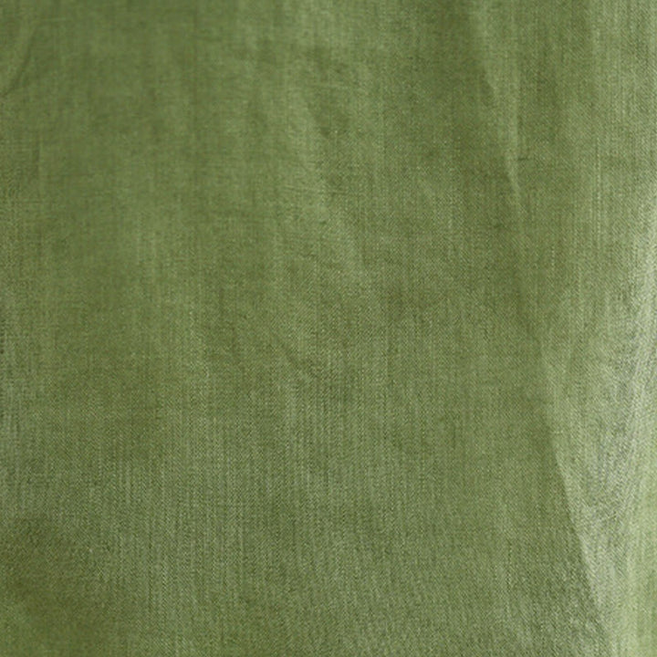 Buddha Stones Summer Ruffled Design Drawstring Crew Neck Cotton Linen Women's Sleeveless Vest - image 11