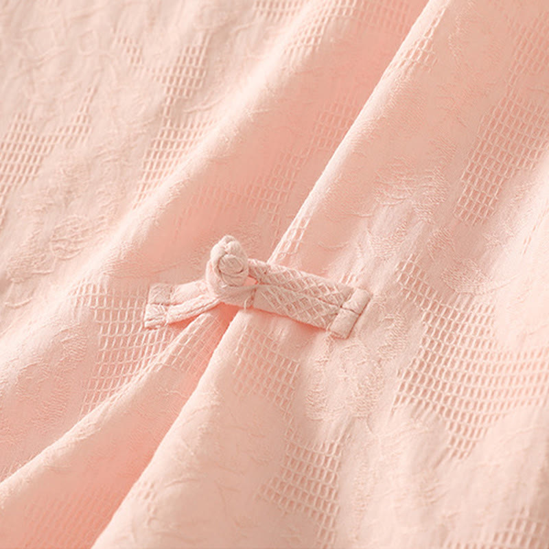 Buddha Stones Summer Solid Color Sleeveless Women's Cotton Linen Vest Waistcoat