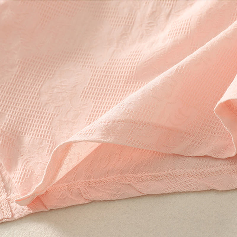 Buddha Stones Summer Solid Color Sleeveless Women's Cotton Linen Vest Waistcoat