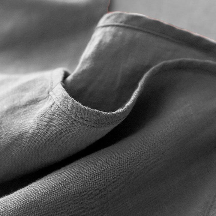 Buddha Stones Summer Plain Adjustable Strap Design Women's Cotton Linen Vest Waistcoat - image 18