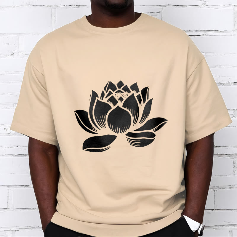 Buddha Stones Lotus Flower Design Tee T-shirt - image 12