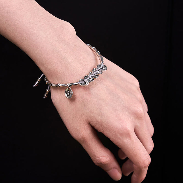 Buddha Stones Five Emperor Coins Mountain Ghosts Spend Money Bracelet