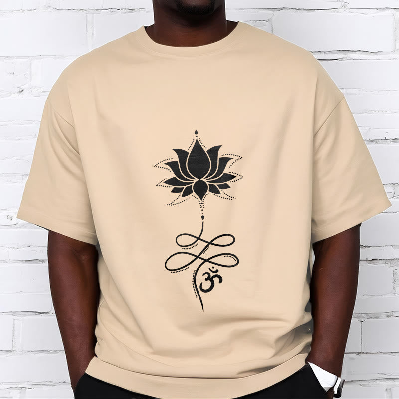 Buddha Stones Lotus OM Sanskrit Tee T-shirt - image 10