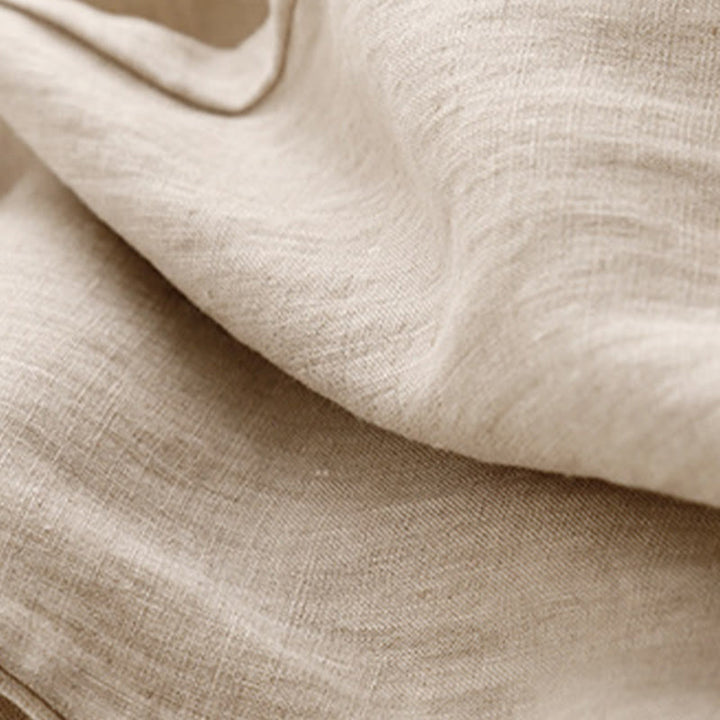 Buddha Stones Summer Plain Casual 7-8 Length Buttons Women's Cotton Linen Harem Pants With Pockets - image 15