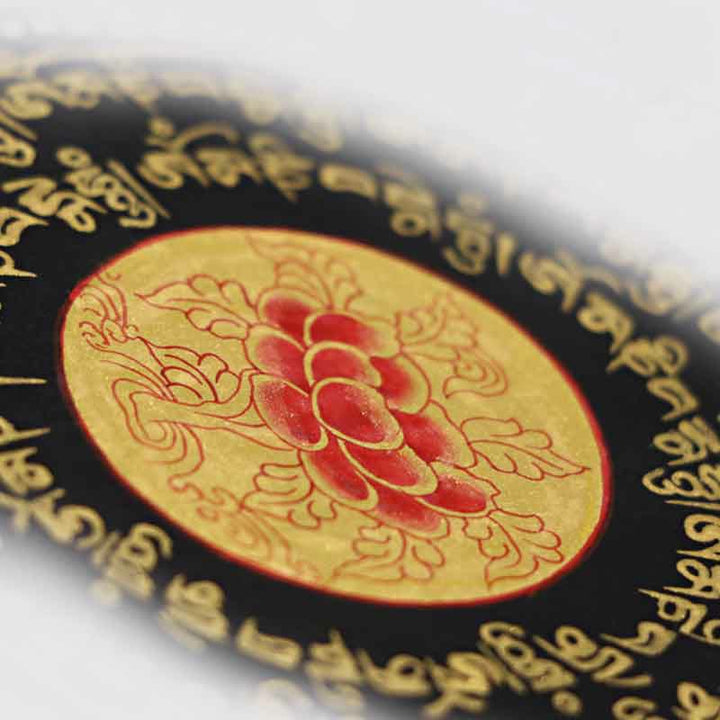 Buddha Stones Tibetan Thangka Painting Om Mani Padme Hum Scripture Handmade Decoration(Random Style)