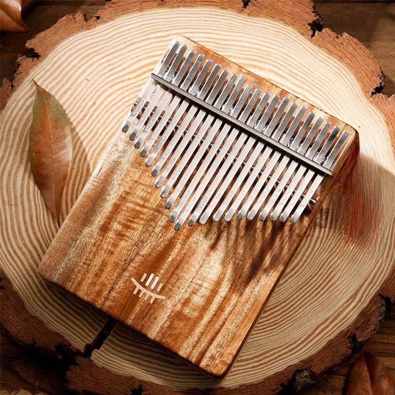 Buddha Stones Kalimba 21 Keys Thumb Piano Acacia Maple Sapele Wood Portable Finger Piano