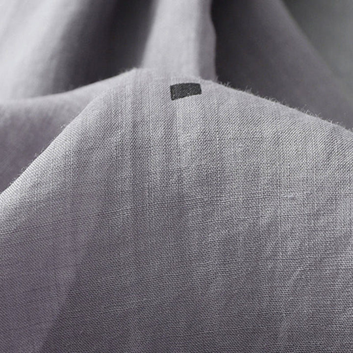 Buddha Stones Summer Casual Polka Dot Pattern Design Cotton Linen Women's Wide Leg Pants With Pockets - image 6