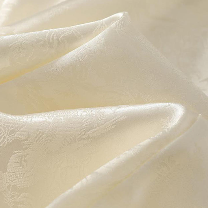 Buddha Stones Spring Casual Jacquard Solid Color Women's Cotton Linen Wide Leg Pants With Pockets - image 6