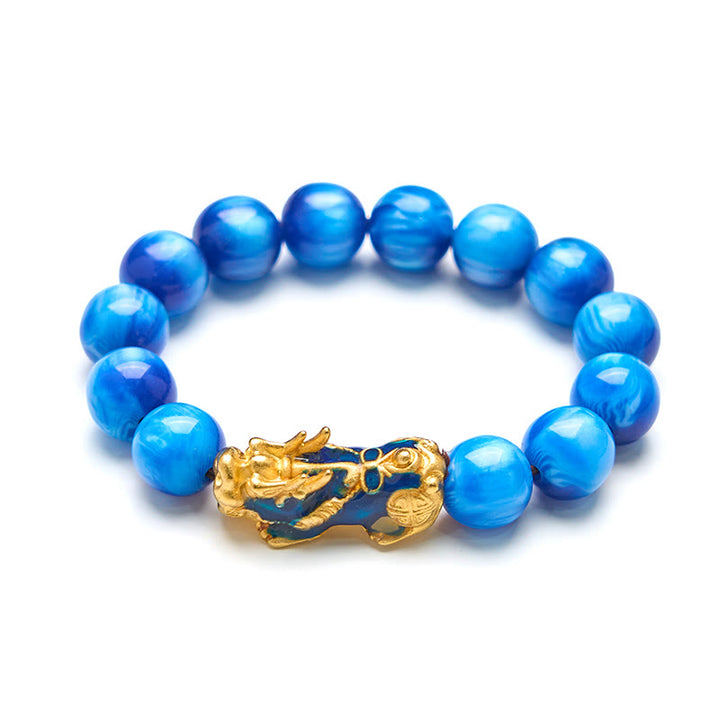 Buddha Stones "Cheers to Fortune and Protection" PiXiu Bracelet Includes Gift Message Card - image 9