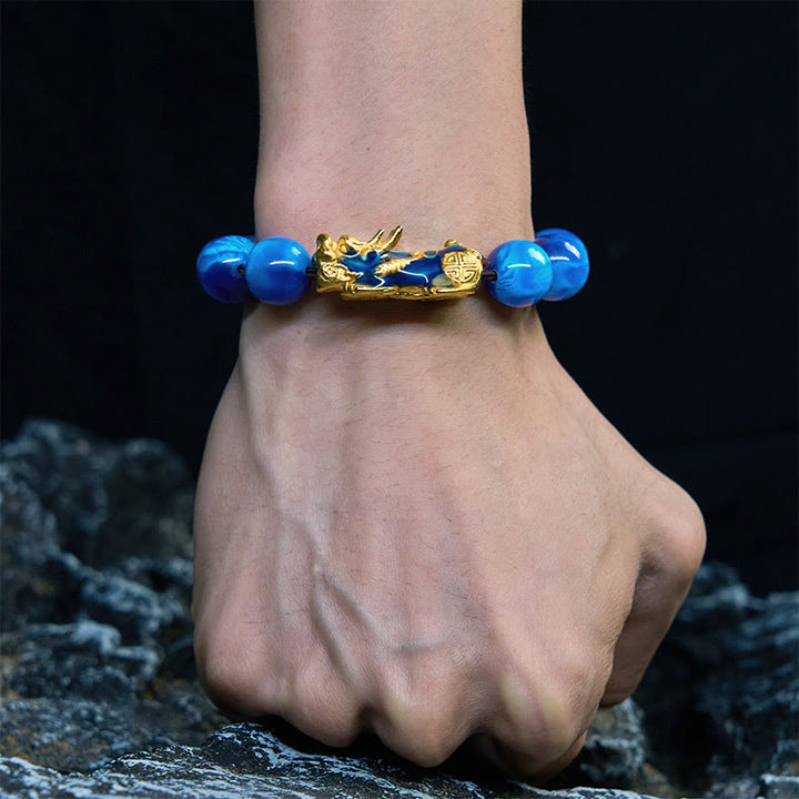 Buddha Stones Colorful Sea Willow Color Change PiXiu Positive HealingĀ Bracelet - image 2