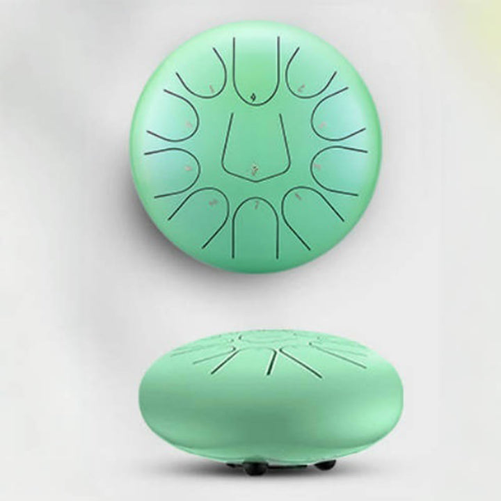 Buddha Stones Steel Tongue Drum Sound Healing Meditation Drum Kit 13 Note 12 Inch Percussion Instrument
