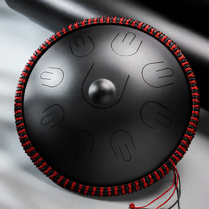 Buddha Stones Steel Tongue Drum Sound Healing Yoga Meditation Kit 9 Note 15 Inch Handpan Instrument