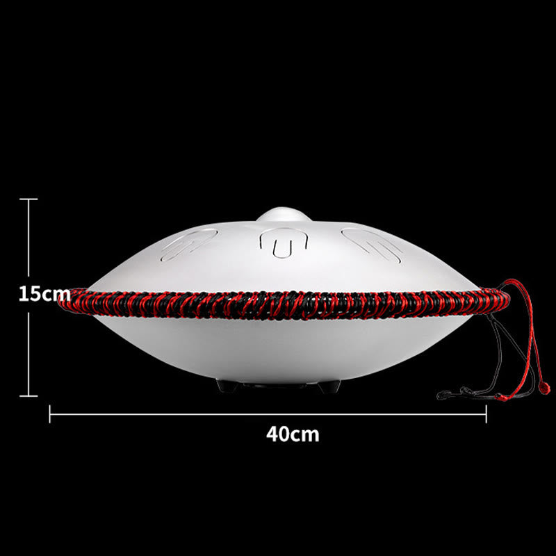 Buddha Stones Steel Tongue Drum Sound Healing Yoga Meditation Kit 9 Note 15 Inch Handpan Instrument