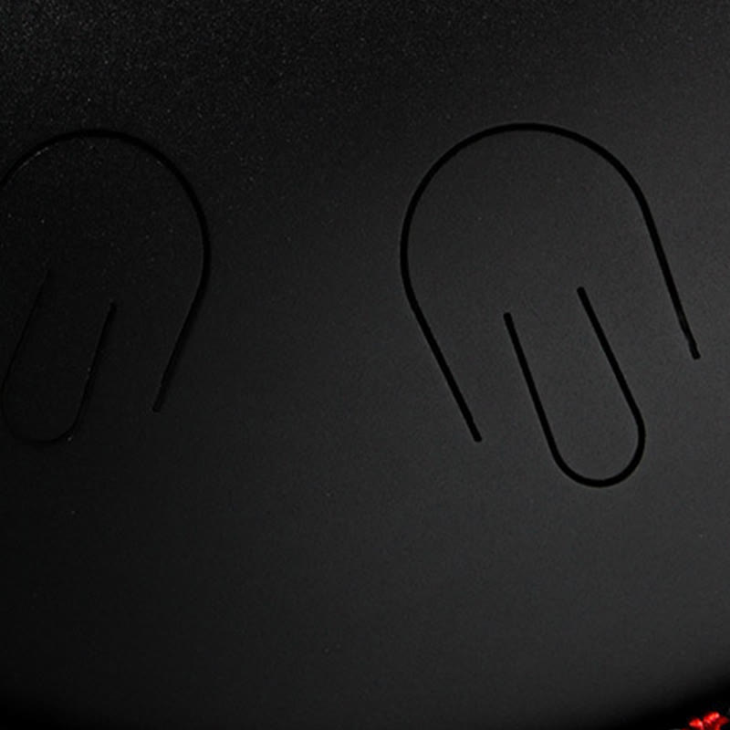 Buddha Stones Steel Tongue Drum Sound Healing Yoga Meditation Kit 9 Note 15 Inch Handpan Instrument