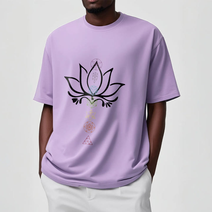 Buddha Stones Lotus Sacred Geometry Tee T-shirt - image 18