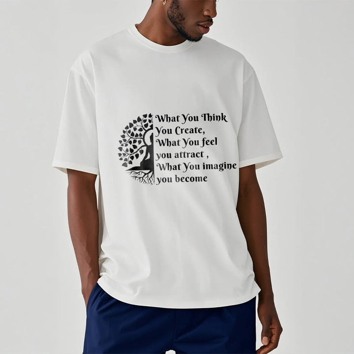 Buddha Stones Half-meditation Buddha Tree Tee T-shirt - image 2