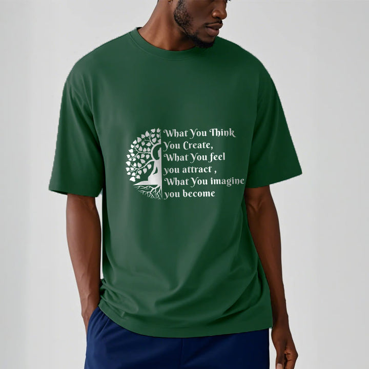Buddha Stones Half-meditation Buddha Tree Tee T-shirt - image 12