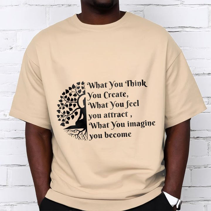 Buddha Stones Half-meditation Buddha Tree Tee T-shirt - image 10