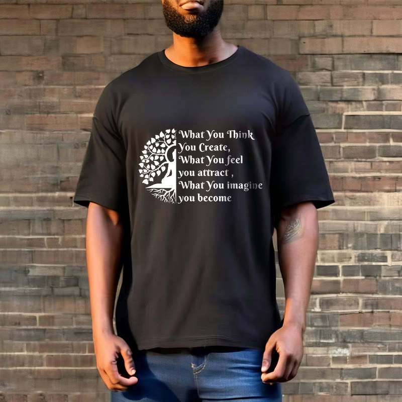 Buddha Stones Half-meditation Buddha Tree Tee T-shirt - image 7
