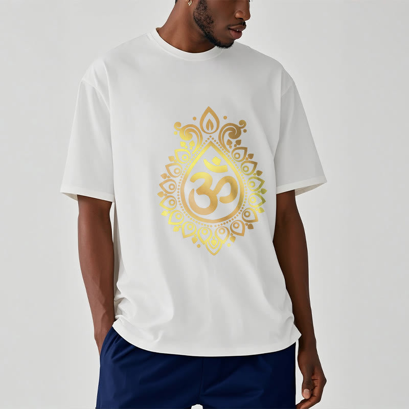 Buddha Stones Water Drop OM Design Tee T-shirt - image 7