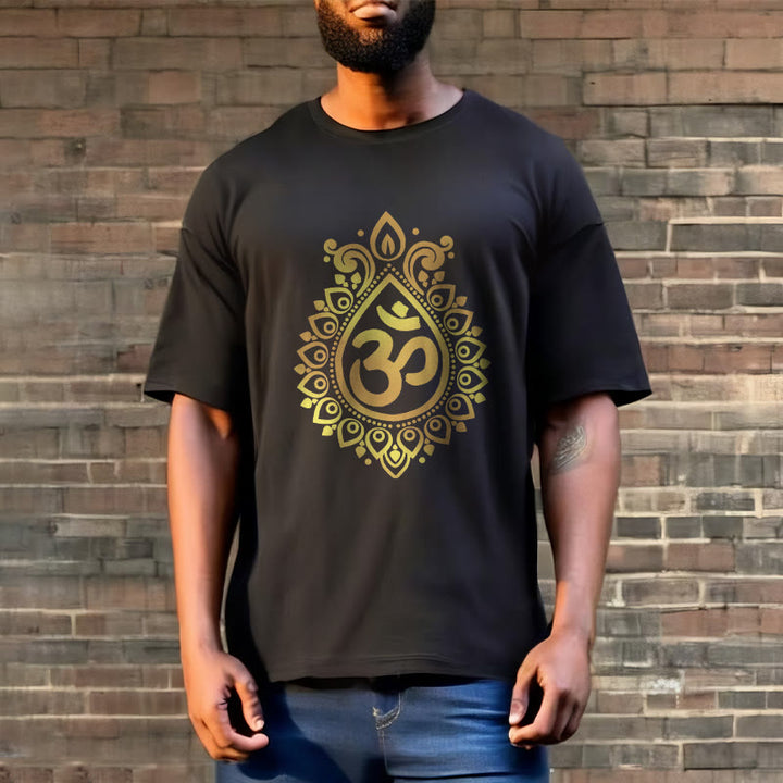 Buddha Stones Water Drop OM Design Tee T-shirt - image 3