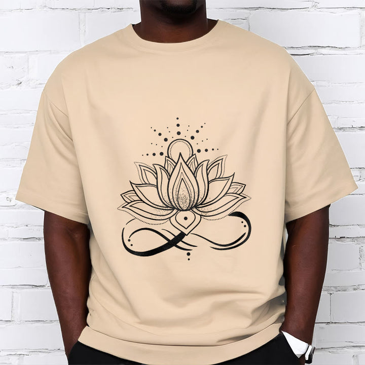 Buddha Stones Lotus Flower Sun Design Tee T-shirt - image 12