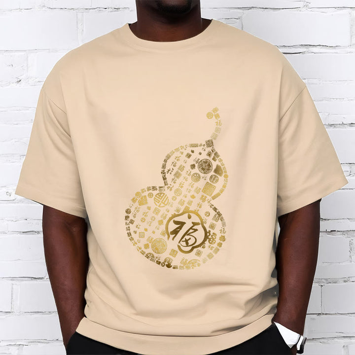 Buddha Stones Gourd Fu Character Design Tee T-shirt - image 10