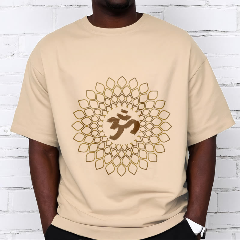 Buddha Stones Rhombus OM Design Tee T-shirt - image 10