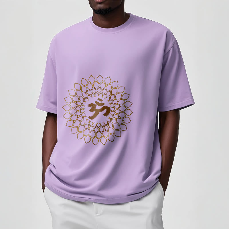 Buddha Stones Rhombus OM Design Tee T-shirt - image 18