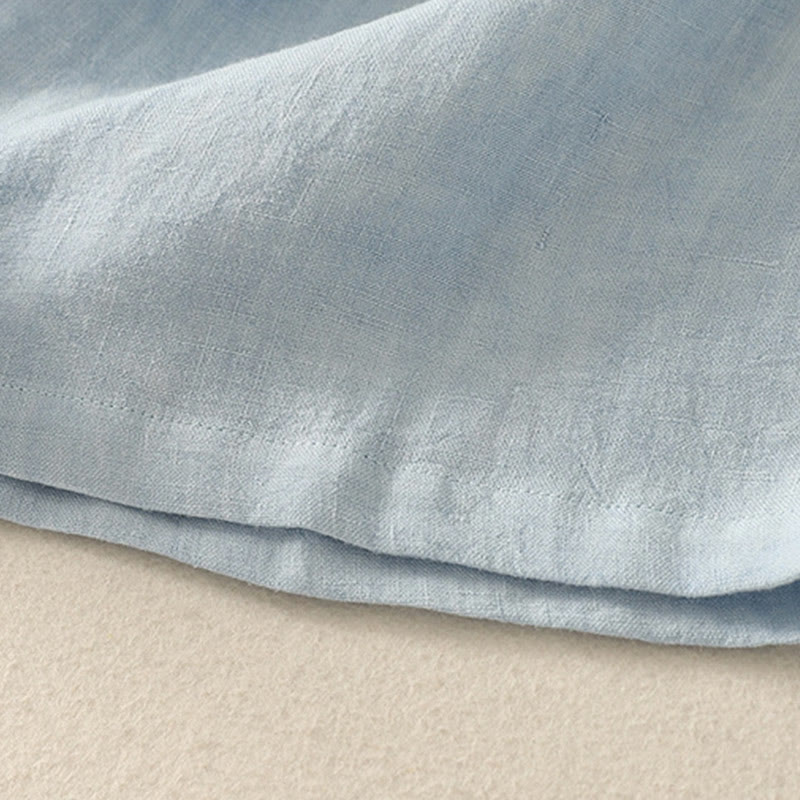 Buddha Stones Casual Summer Plain Crew Neck Cotton Women's Short Sleeve T-Shirt