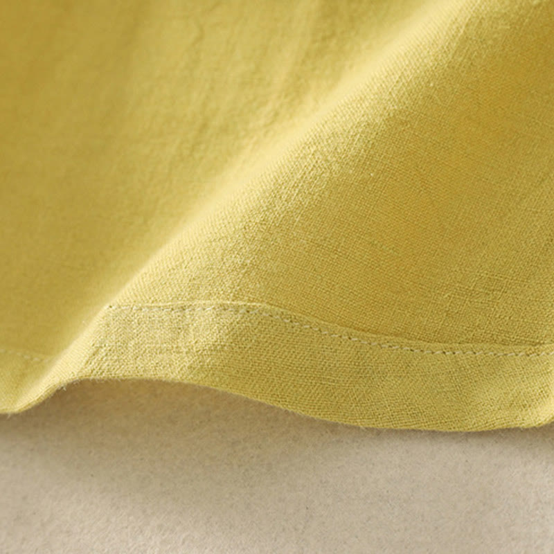 Buddha Stones Casual Summer Plain Crew Neck Cotton Women's Short Sleeve T-Shirt