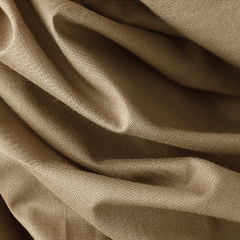 Buddha Stones Artistic Color Contrast Drawstring Women's Wide Leg Pants With Pockets - image 12