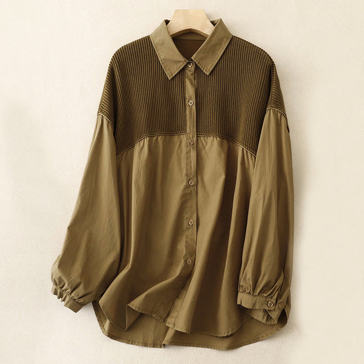 Buddha Stones Plain Stand Collar Women's Cotton Corduroy Jacket - DarkGoldenrod - US14,UK/AU18,EU46 (2XL) - image 1