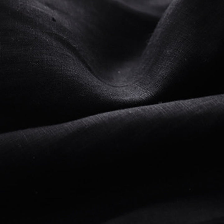 Buddha Stones Summer Daily Casual Pure Color Crew Neck Simple Design Sleeveless Midi Dress - image 14