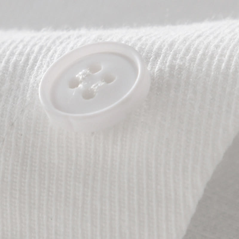 Buddha Stones Spring Color Contrast Patchwork Design Long Sleeve Men Cotton Shirt Clothing - image 5