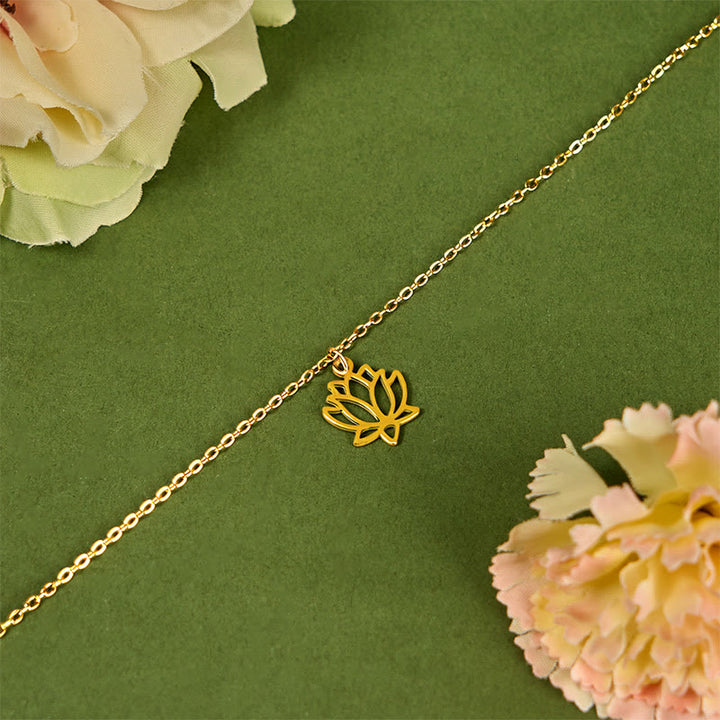 Buddha Stones Lotus Pattern Titanium Steel Enlightenment Bracelet - image 11