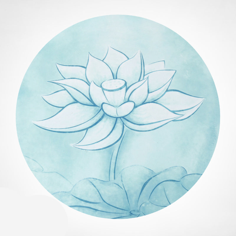 Lotus Mandala Pattern Foldable Yoga Meditation Seat Mat Home Decoration