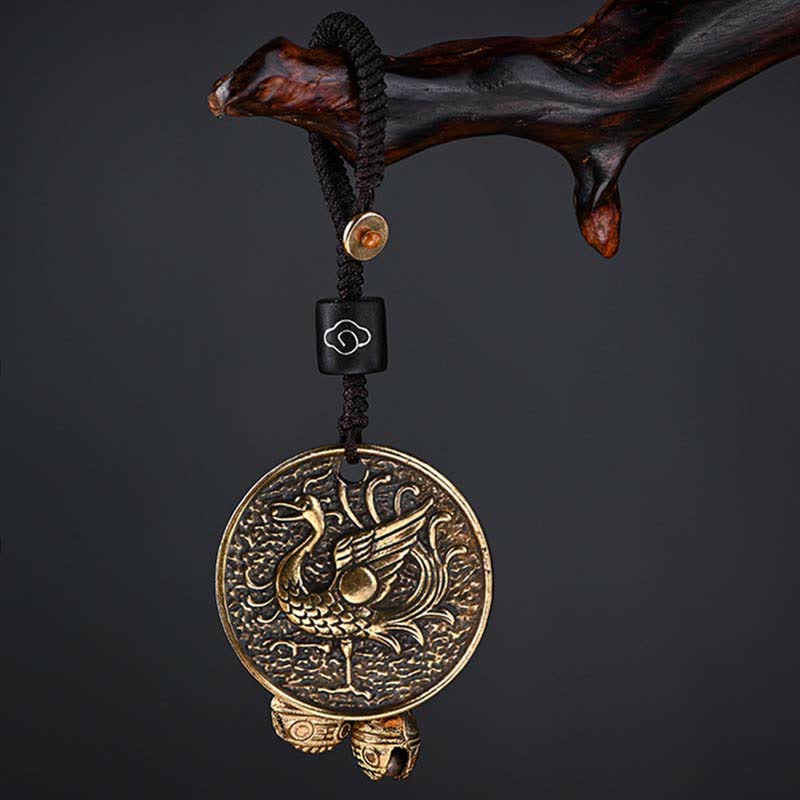 Four Symbols Azure Dragon White Tiger Vermilion Bird Black Tortoise Key Chain