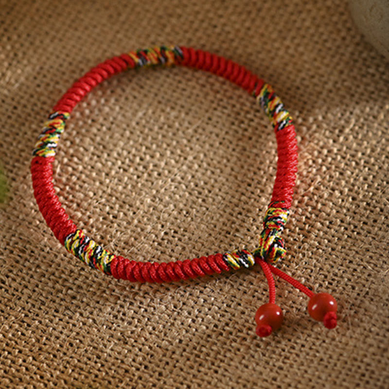 Five Colors King Kong Knot String Protection Luck Bracelet