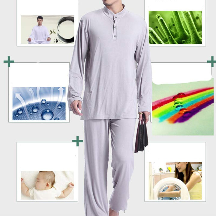 Meditation Prayer Spiritual Zen Tai Chi Practice Yoga Clothing Men's Set - image 10